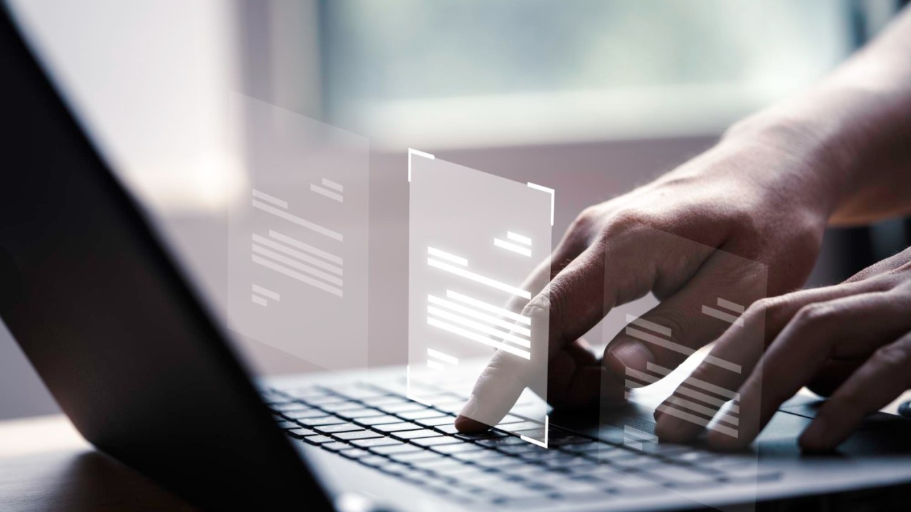 Data entry illustration